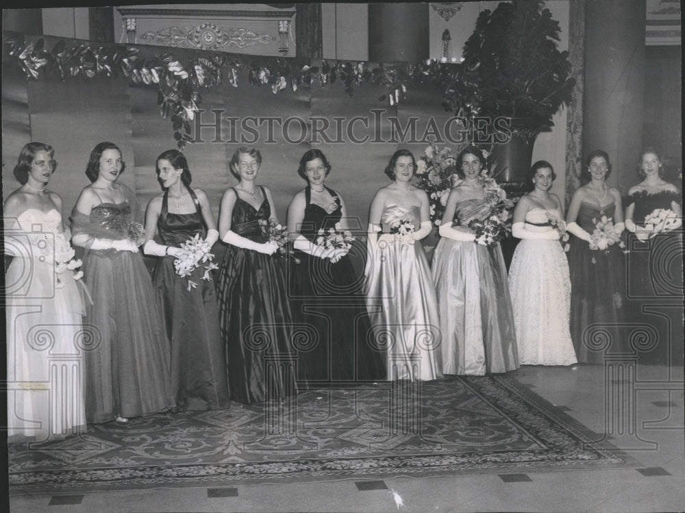 1952 Bachelors Benedicts Ball Palmer House - Historic Images