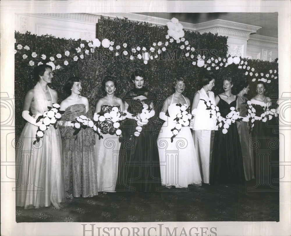 1955 Bachelors Benedicts Ball Party Chicago - Historic Images