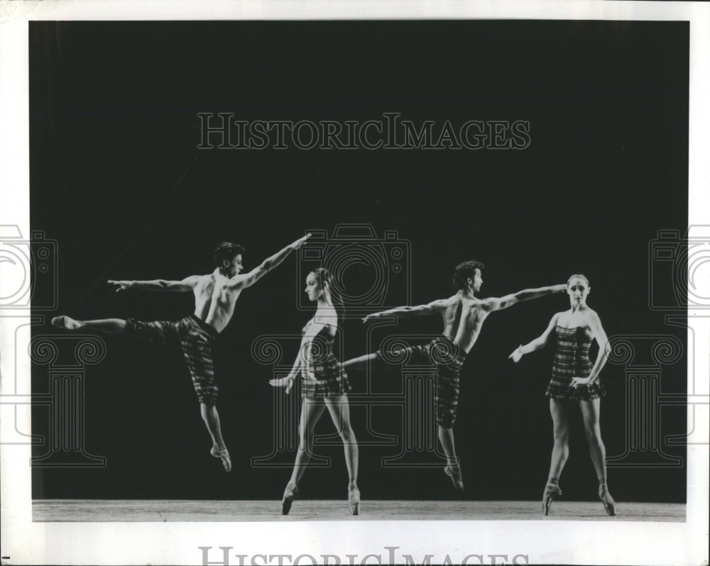 1991 Dance Ballet Civic Opera House Chicago - Historic Images