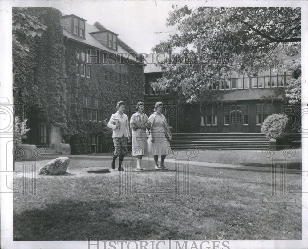 1958 Female School Students Detroit - Historic Images