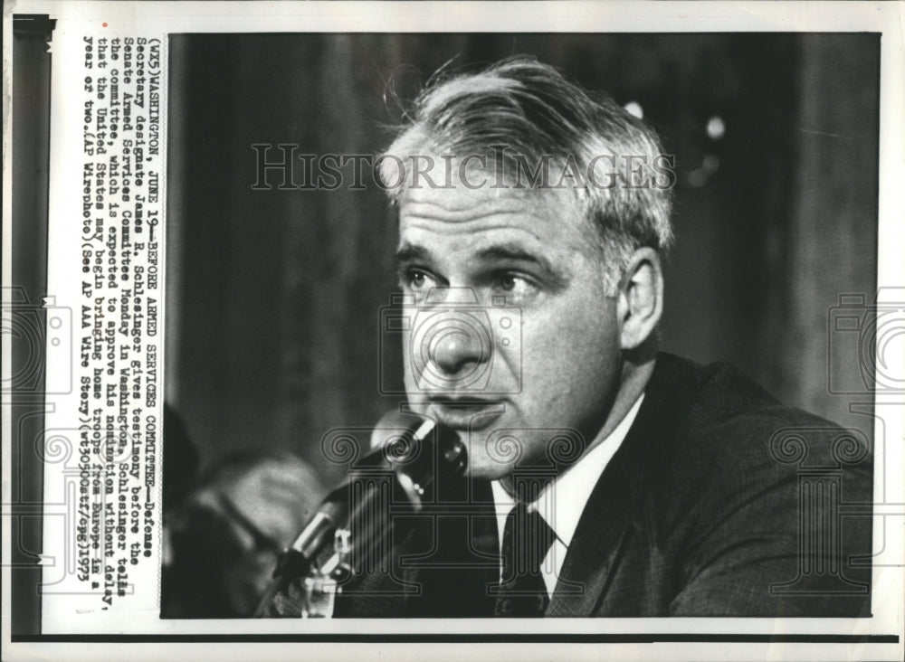 1973 Defense Secretary James R. Schlesinger - Historic Images