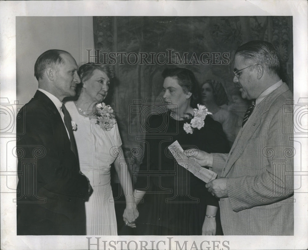 1954 Marriage Couple Love Matrimony - Historic Images