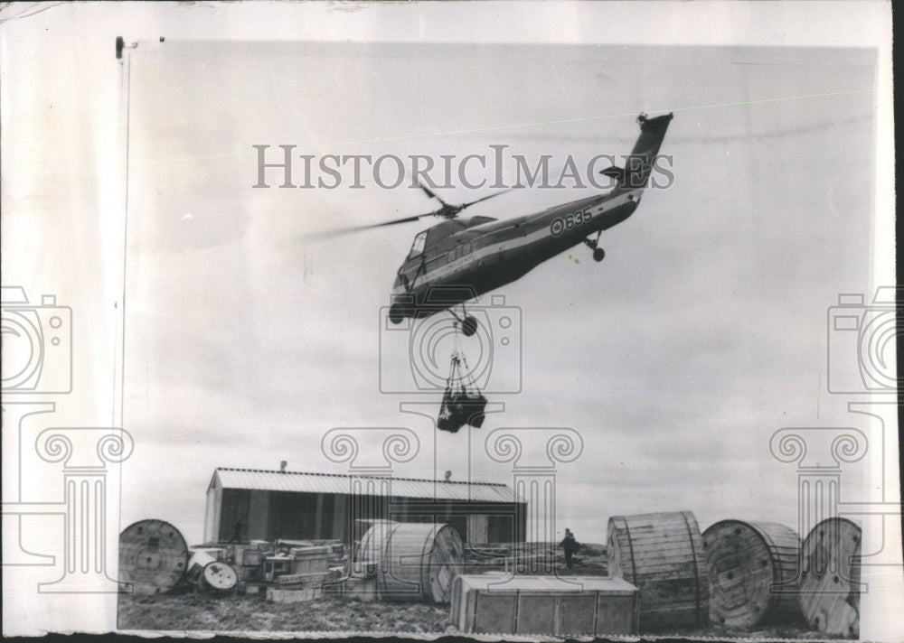 1956 Royal Canadian Air Force Helicopter - Historic Images