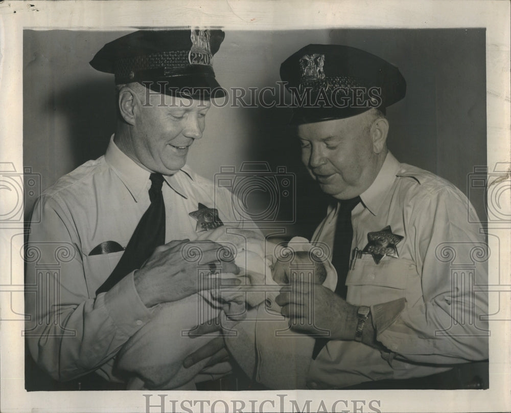 1951 Edward Lahlum Ray Coyle Abandoned Baby - Historic Images