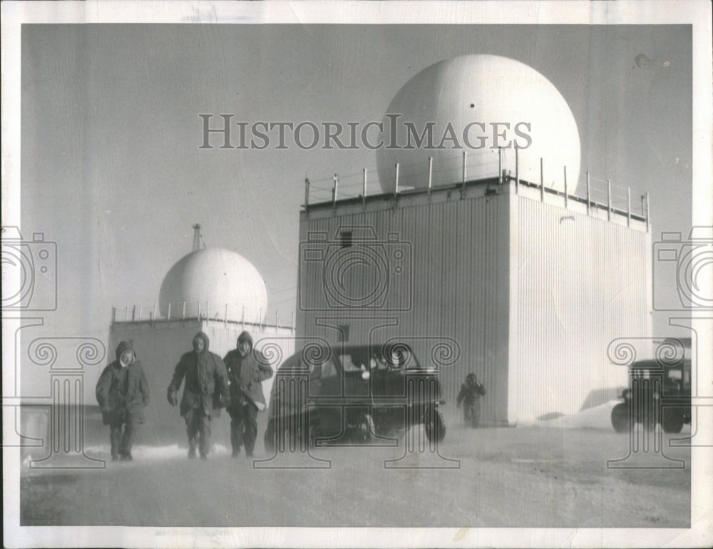 1956 Exterior of Radar Dome - Historic Images