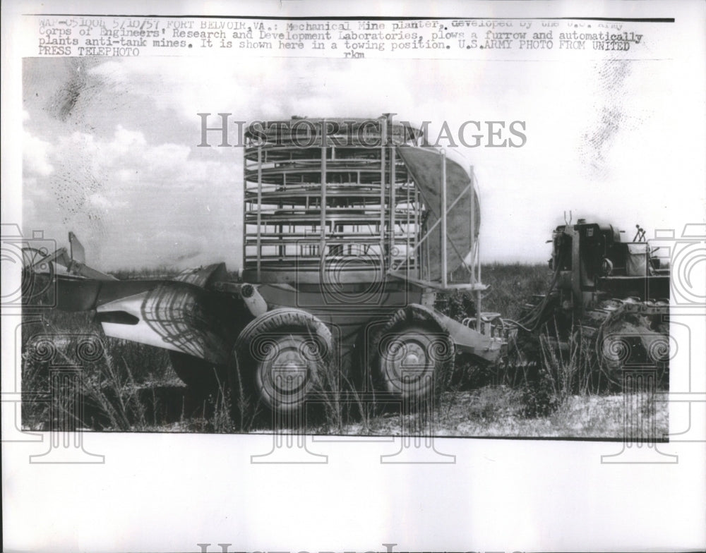 1957 Mechanical Mine planter - Historic Images