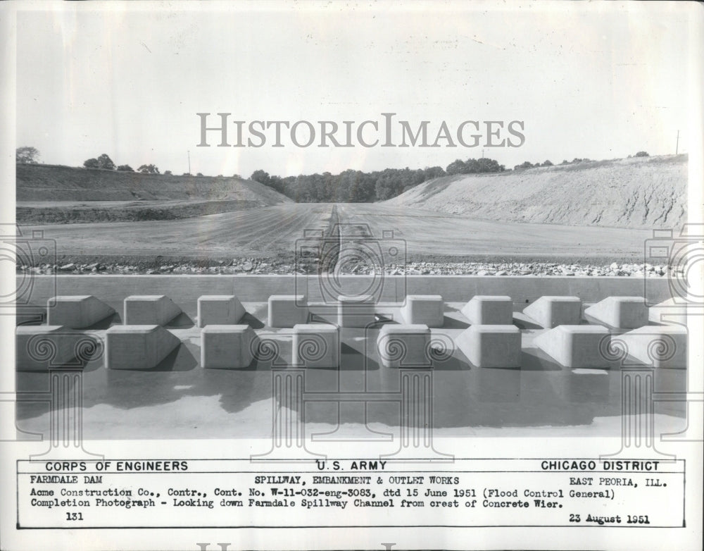 1951 Mississippi Flood Spillway Channel - Historic Images