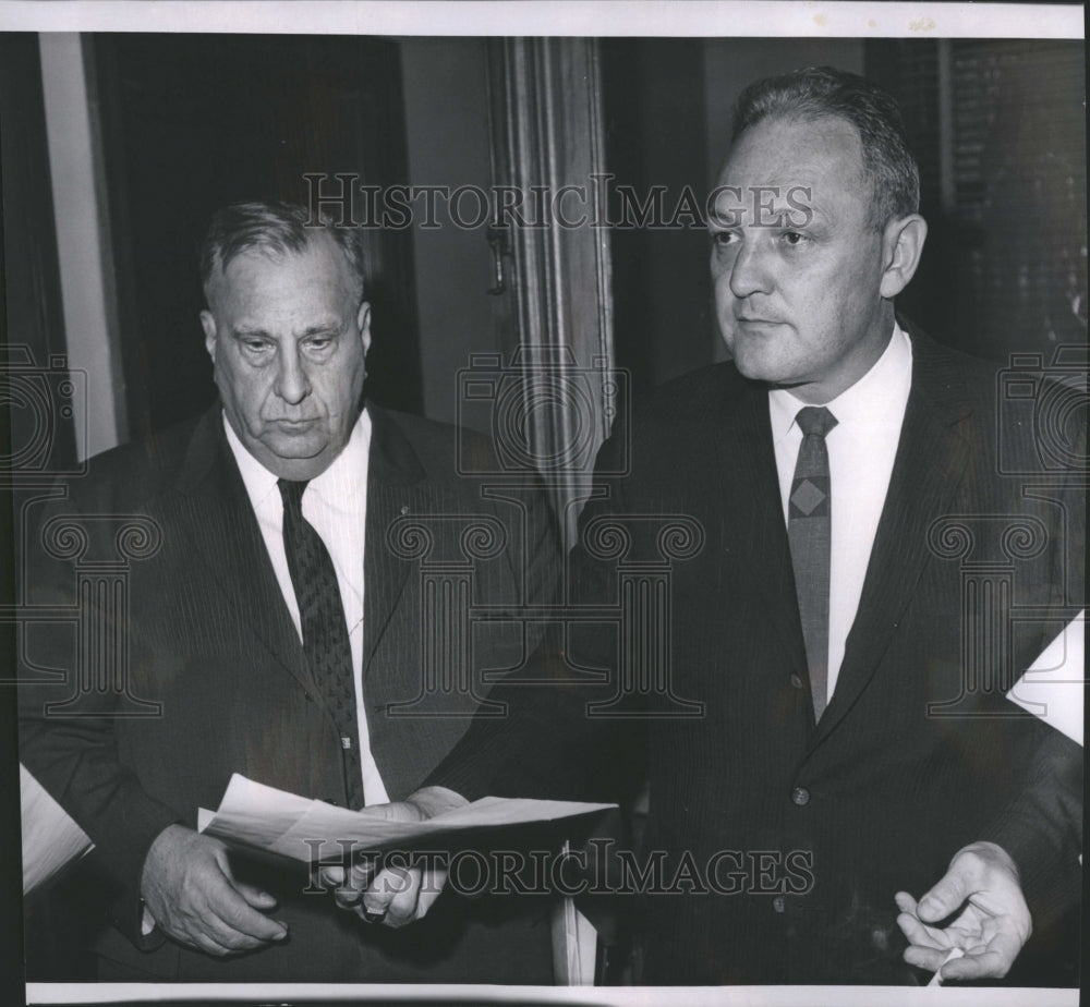 1962 Press Photo George M. Van Poursen GOP State Chairm - Historic Images