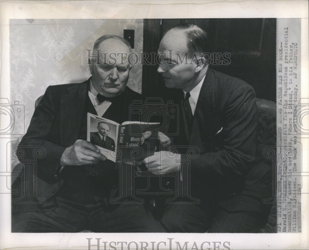 1947 Harold E. Stassen William H. Stassen - Historic Images
