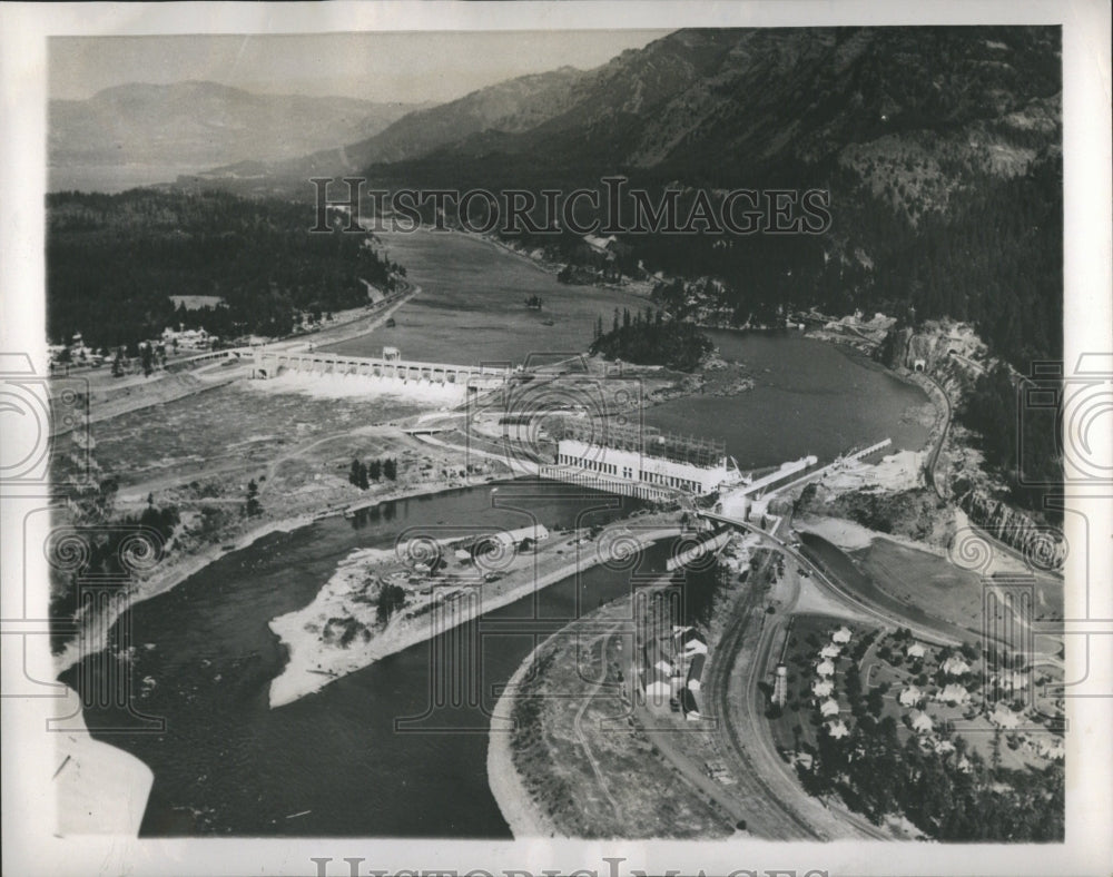 1957 Bonneville Dam Columbia River - Historic Images