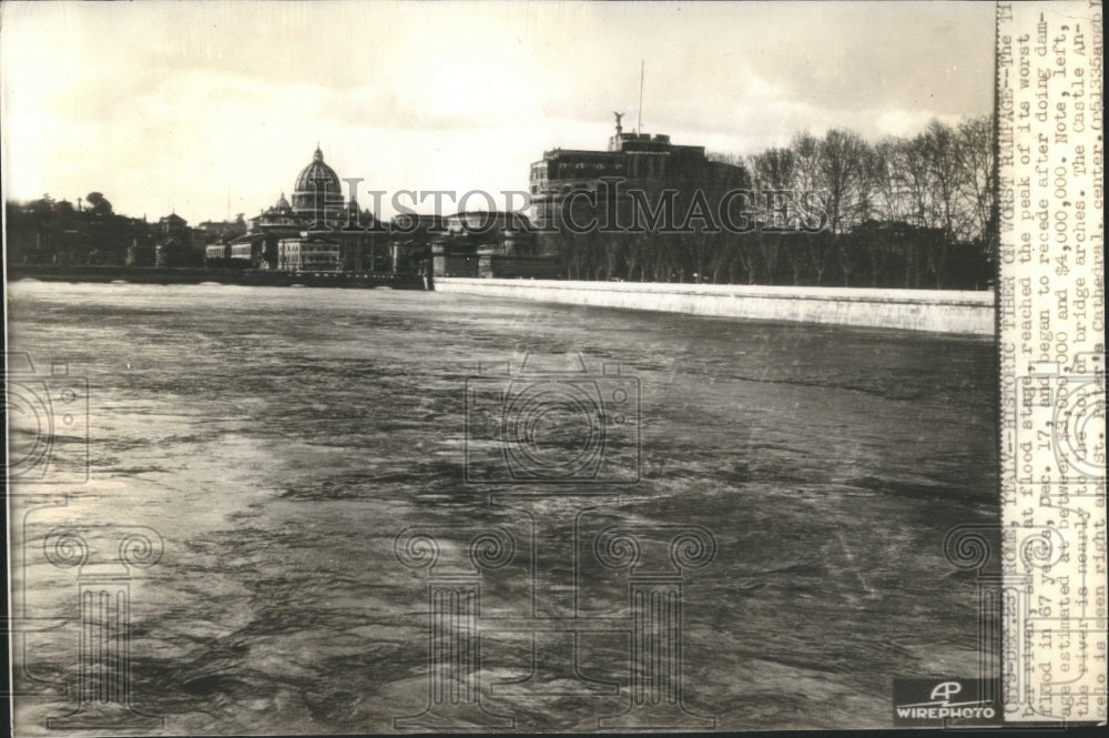 none Italy Region Comune Peninsula Tiber River Portion - Historic Images