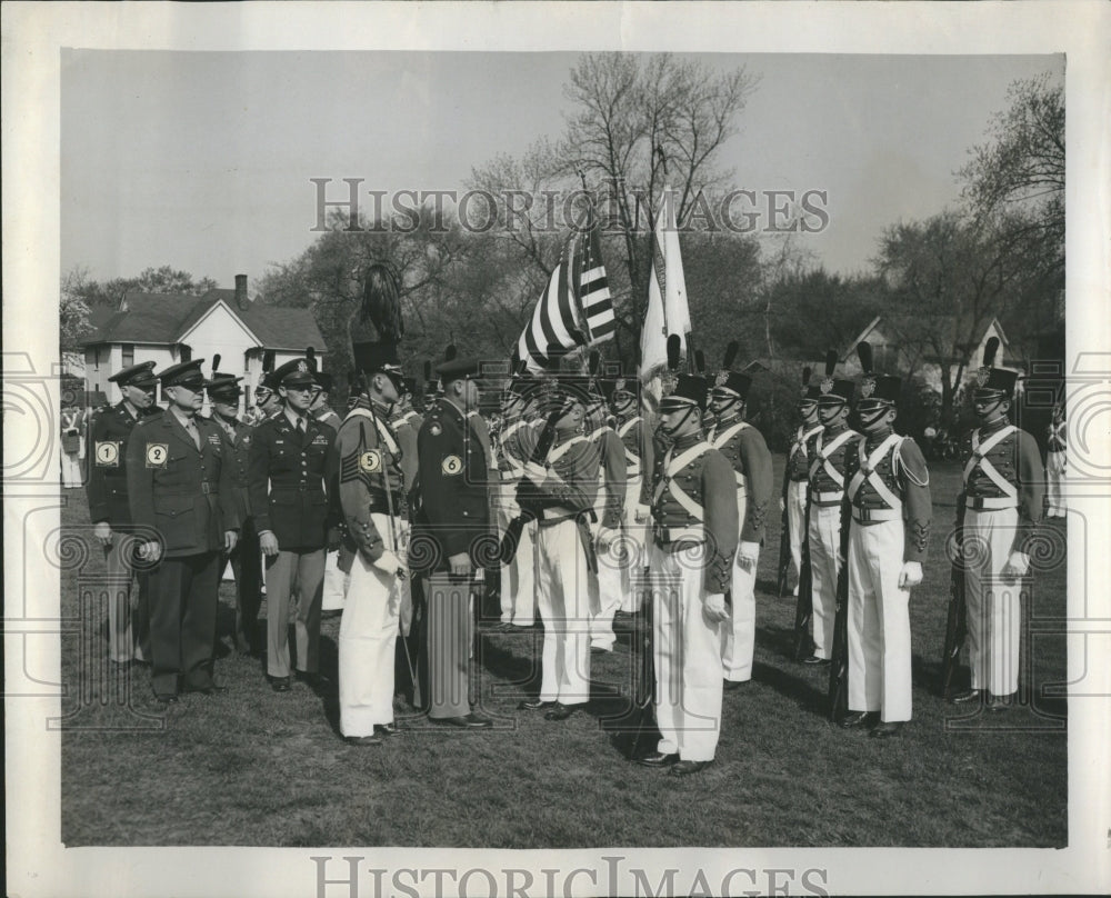1952 Army Officers Morgan Park Military - Historic Images