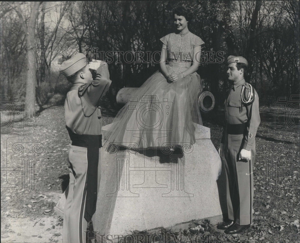 1954 Catherine Pelikan Queen Military Ball - Historic Images