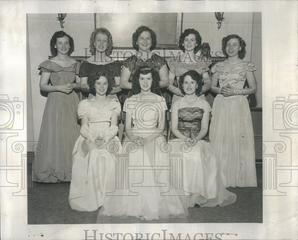 1949 Phyllis Redding Mooseheart Queen Cadet - Historic Images