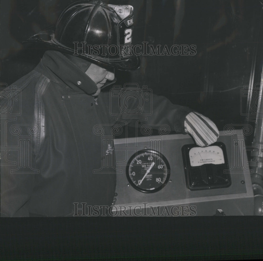 1962 Fireman Joslyn in Observation Tower - Historic Images