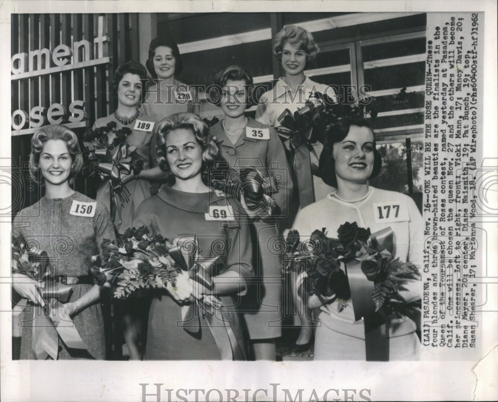 1962 Roses Contest Pasadena California - Historic Images
