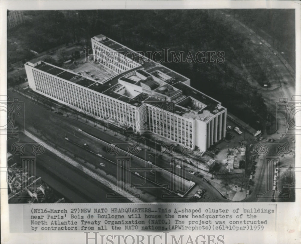 1959 Nato Headquarters Building Atlantic - Historic Images