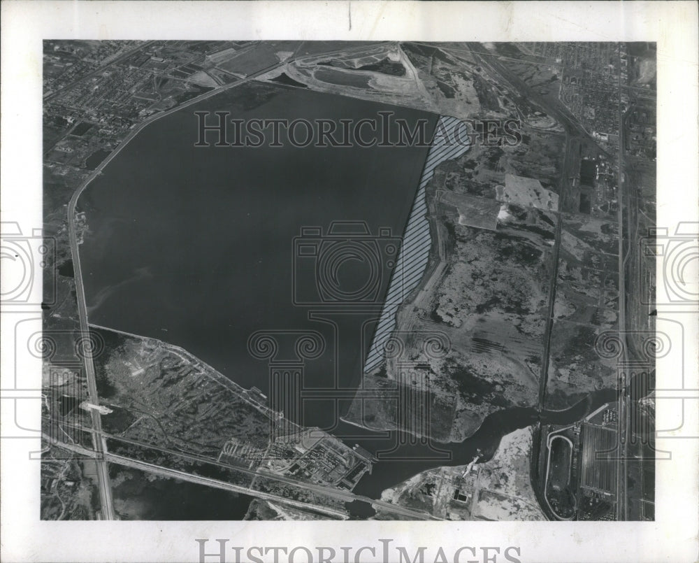 1955 Calumet Harbor Illinois - Historic Images