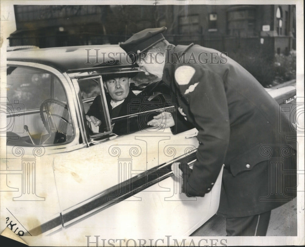 1955 Motorist James William Larkin Patrolma - Historic Images