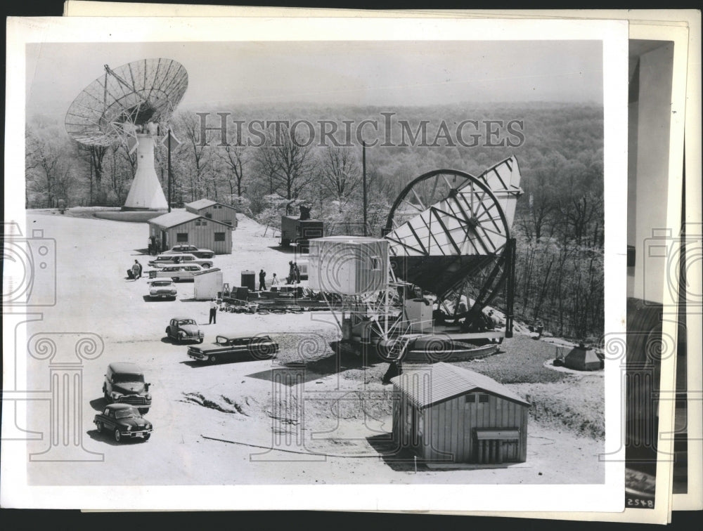 1967 Press Photo Radar Station Harvey Wittenberg Chicag - Historic Images