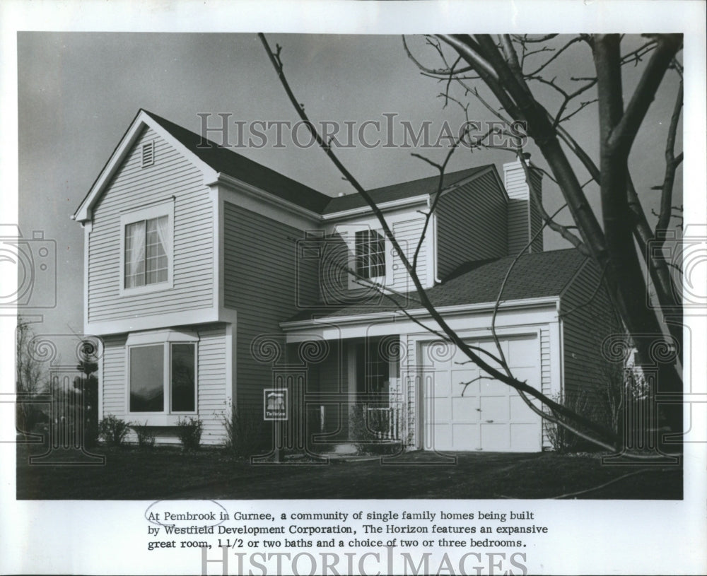 1983 A community of single family homes - Historic Images