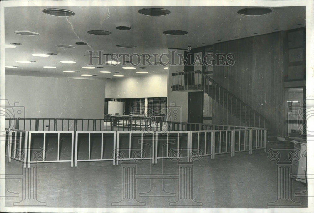 1964 Maine Township High School Hall - Historic Images