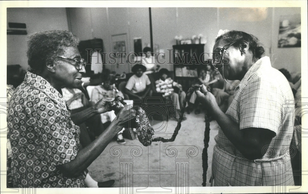 1981 Adult Day Care Evanston Socialize - Historic Images