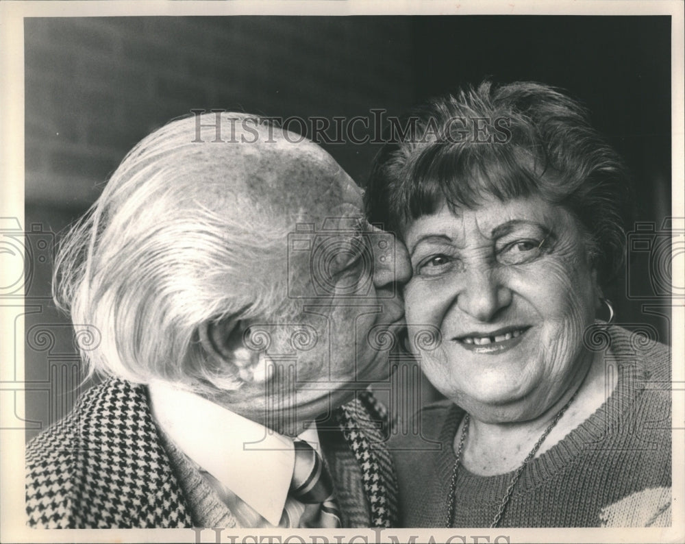 1988 Aged Couple Americans Rosenblum - Historic Images