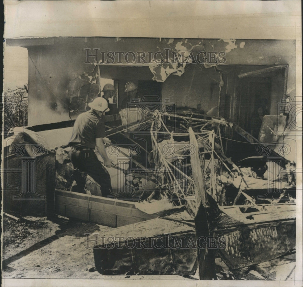 1965 Plane Crash Kills Two Pacoina, CA  - Historic Images