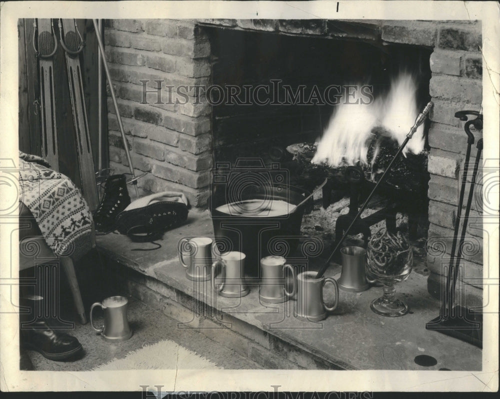 1966 Hot mulled beverages and crispy warm - Historic Images