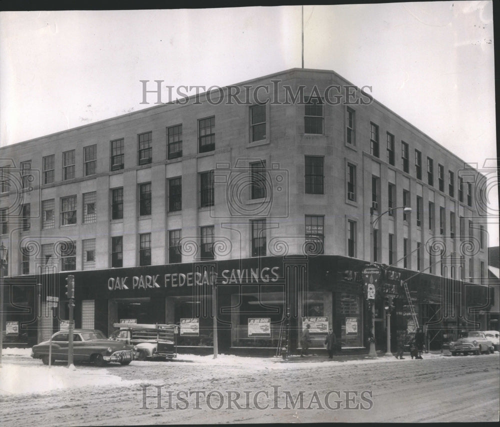  Oak Park Federal Savings Chicago Building - Historic Images