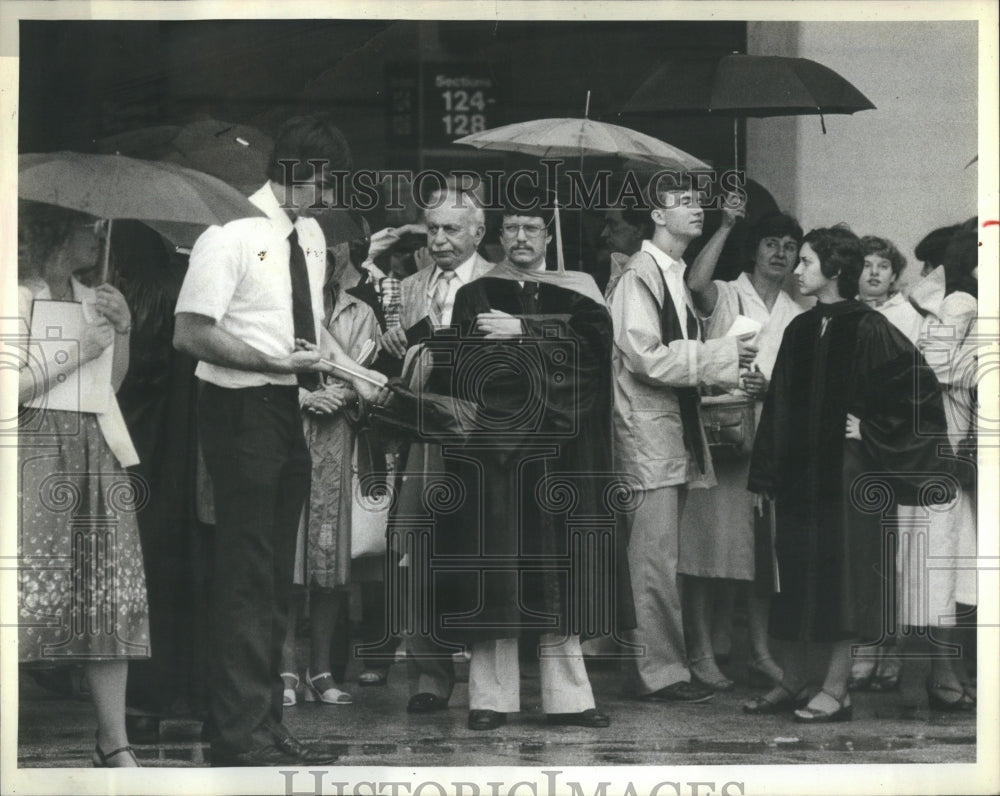 1981 Northwestern University Graduate  - Historic Images