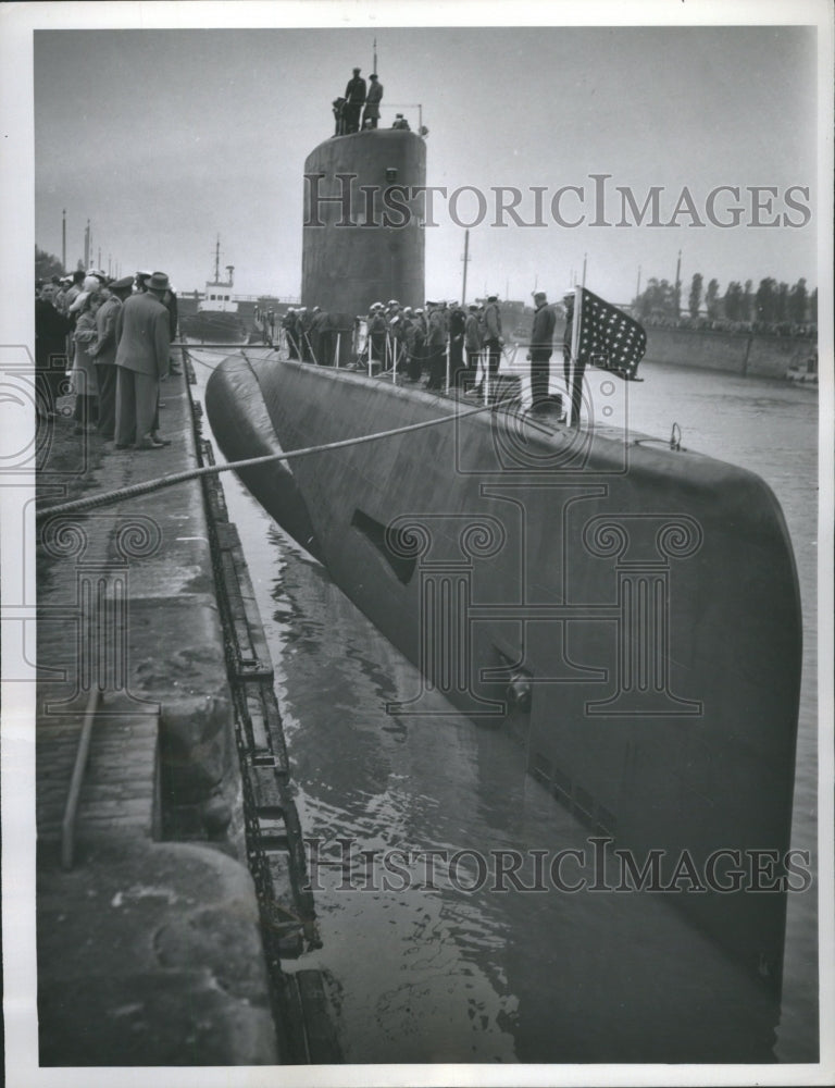 1960 US Navy Triton Bremerhaven Arrival - Historic Images