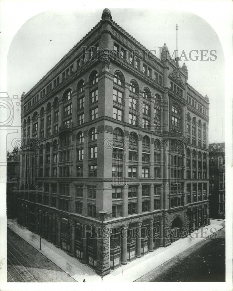 1889 Copy Photo Roosery Building Continental Bank - Historic Images