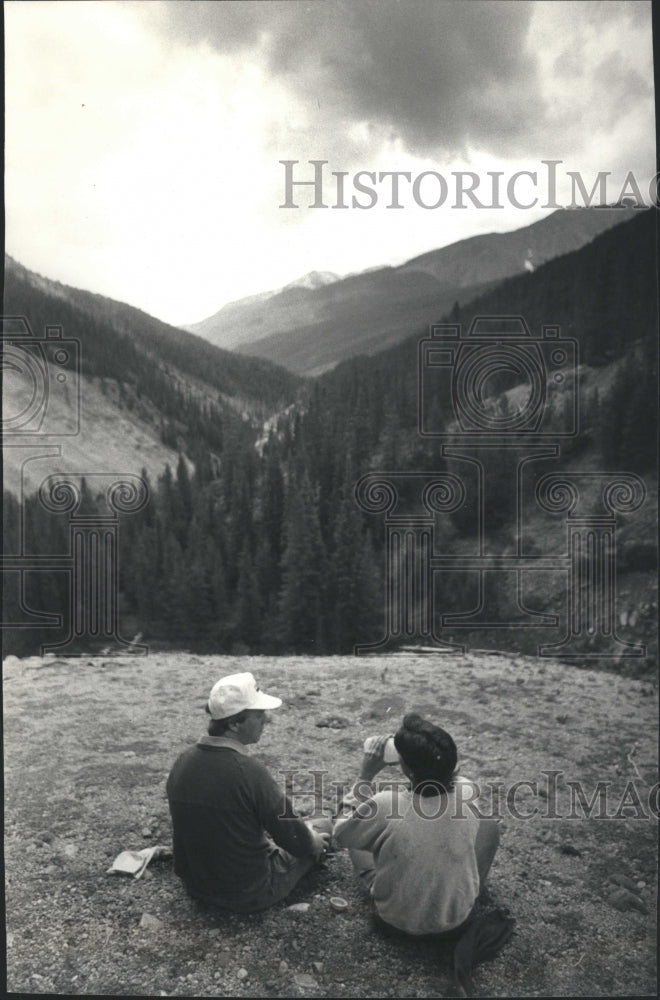 1985 Hikers Rocky Mountain National Park - Historic Images