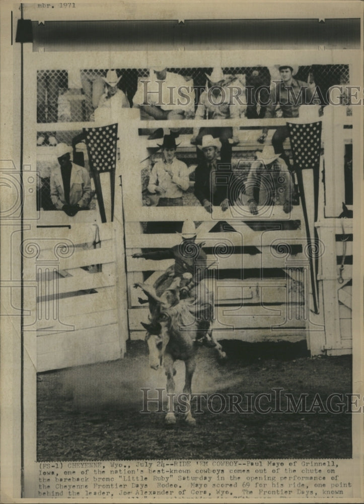 None Photo Cheyenne Frontier Days Rodeo - Historic Images