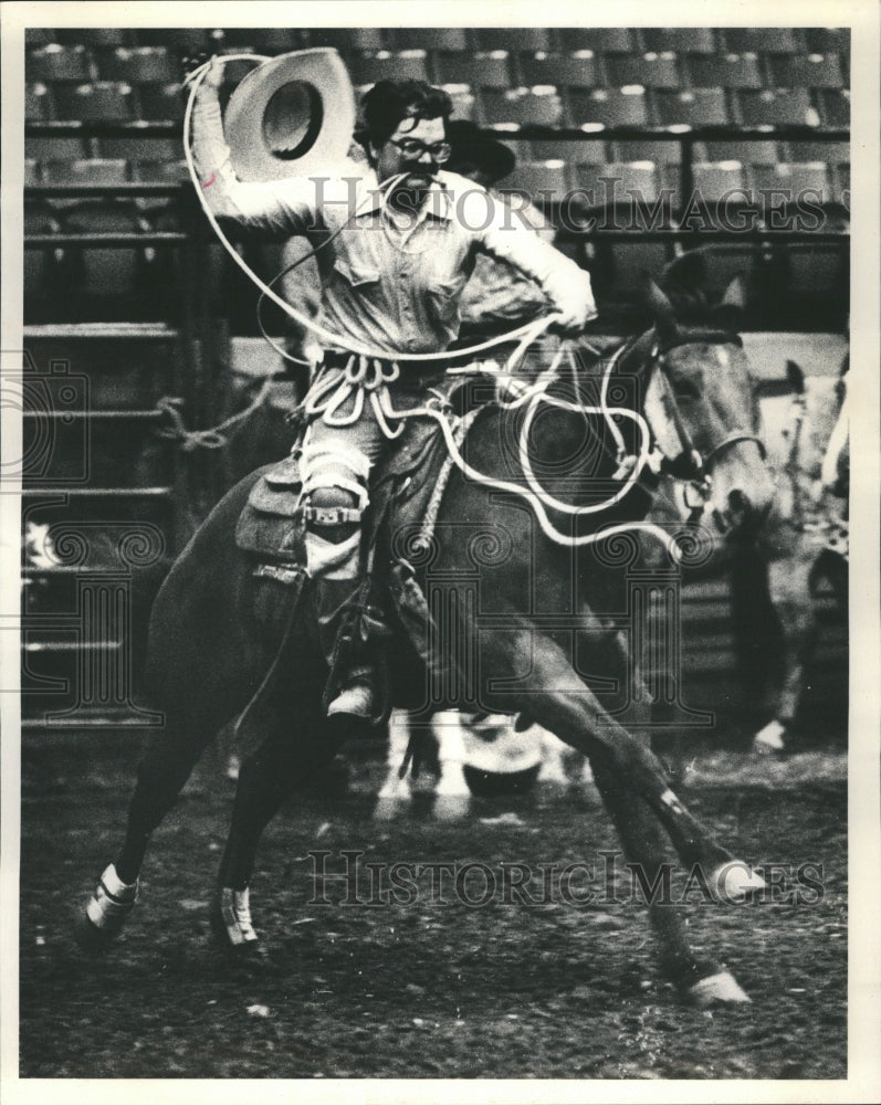 1985 Calf Roping Joe Bob Locke Competition - Historic Images