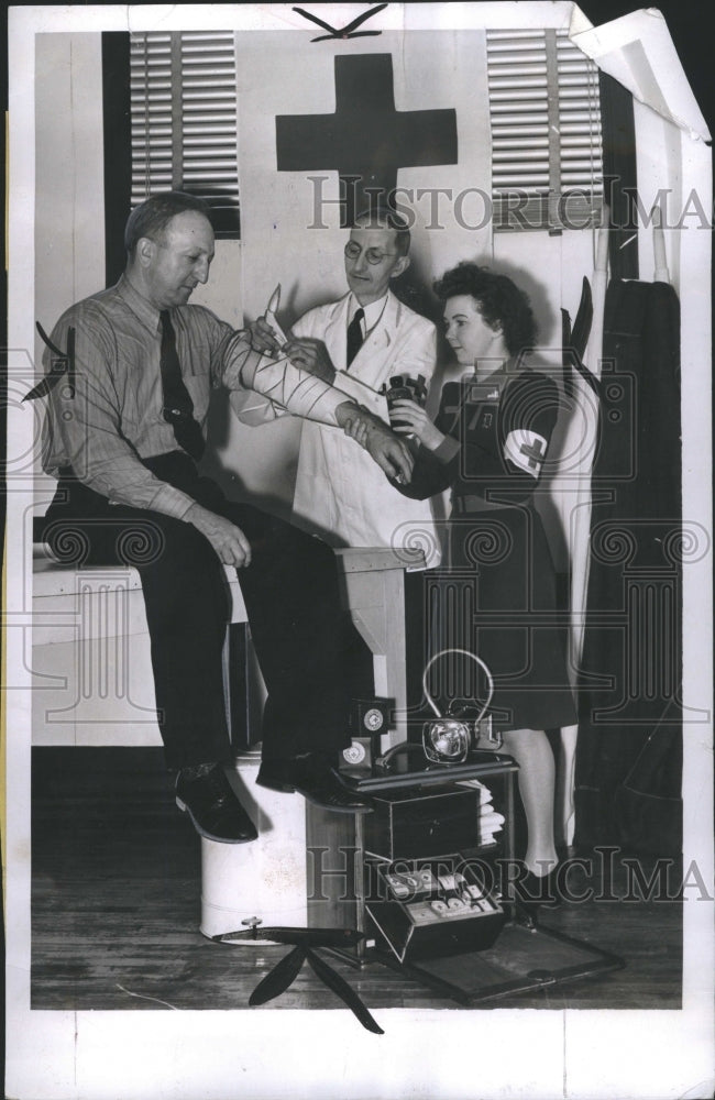 1942 Air Raid Drill - Historic Images