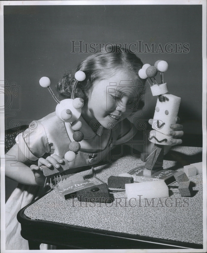 1955 Pokey Doodles Kit child Play Shapes  - Historic Images