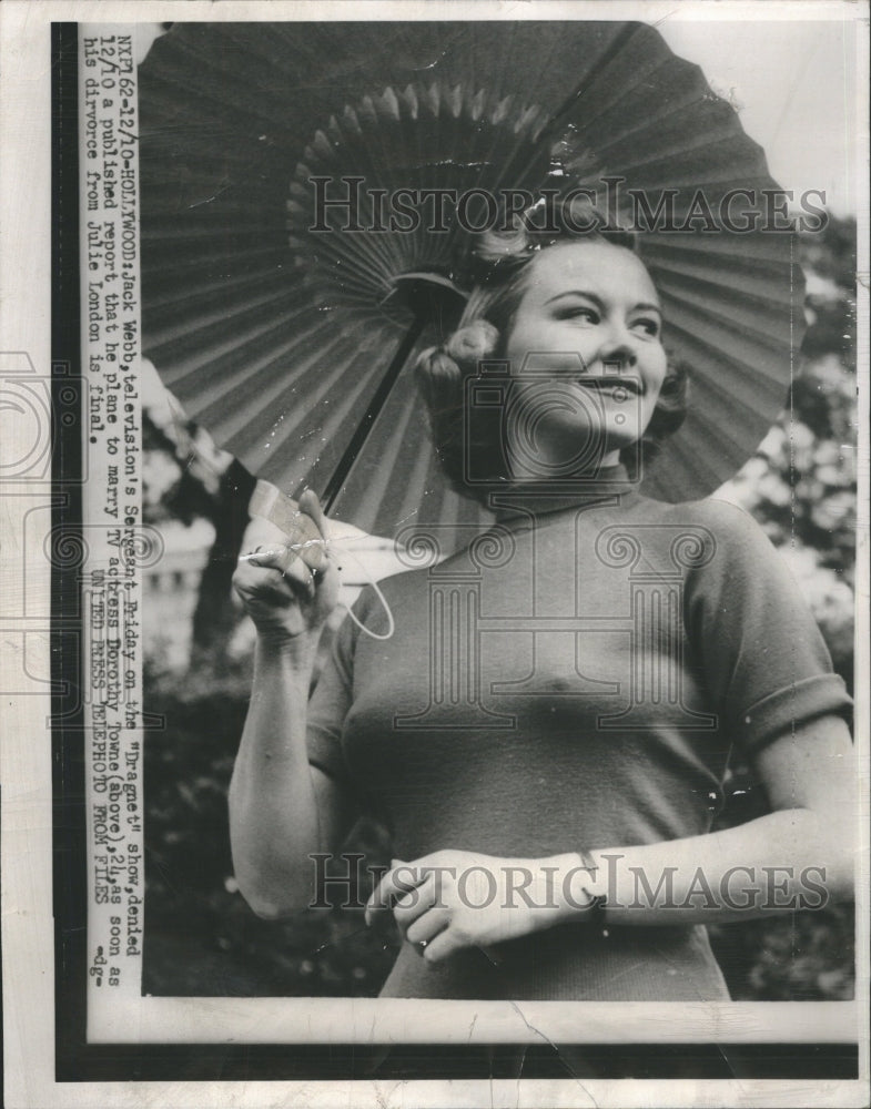 1953 Jack Webb Dorothy Towne Julie London - Historic Images