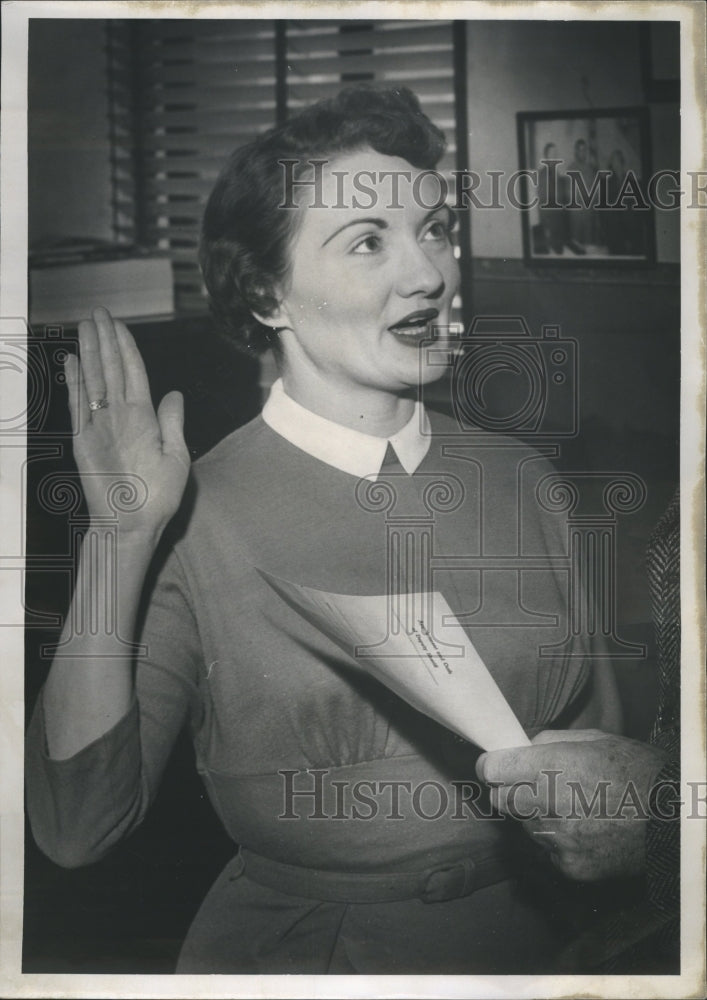 1955 Kathryn Toth New County Policewoman - Historic Images