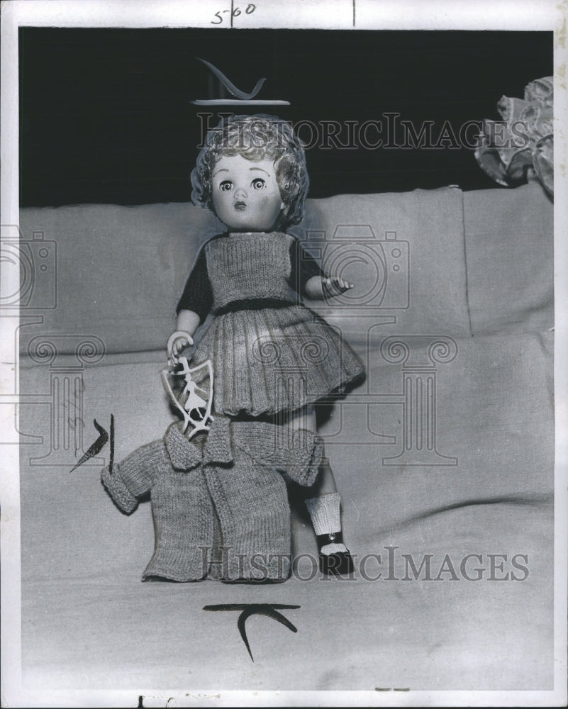 1959 Oug  Acel Nims  Girl Toy Shoe - Historic Images