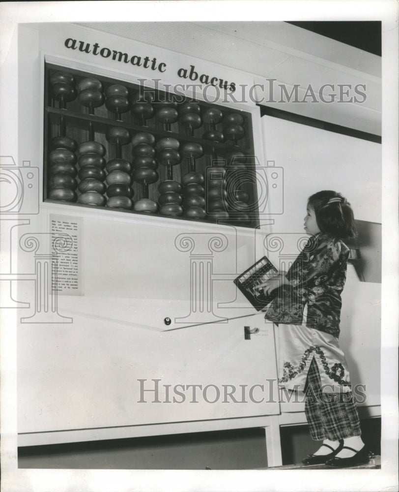 1956 Helen Lan Workd Numbers abacus Chicago - Historic Images