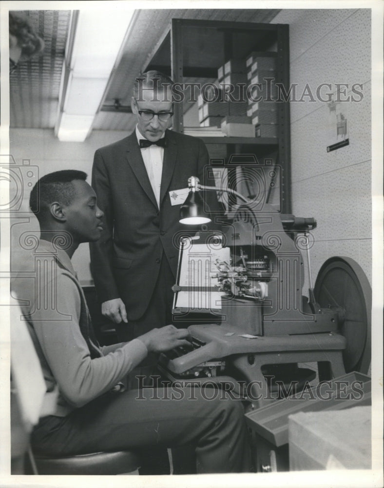1956 Robert Harden Machine Clarence Hintze  - Historic Images