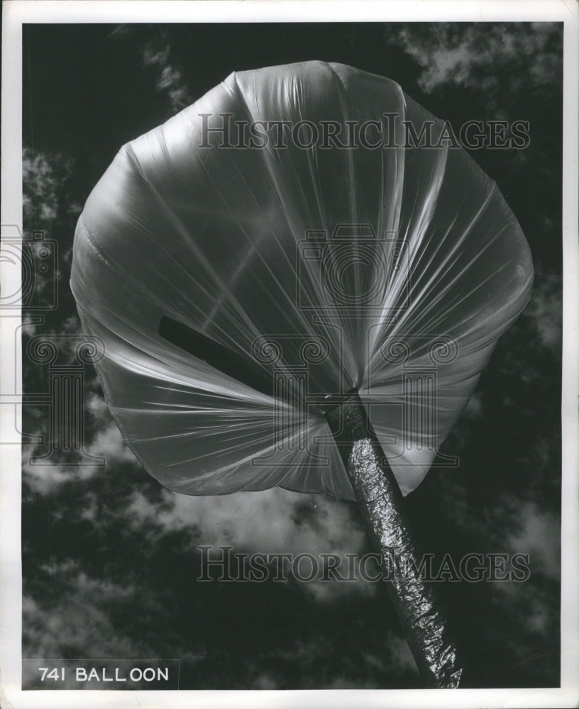1955 Plastic Balloon Air Force Test - Historic Images