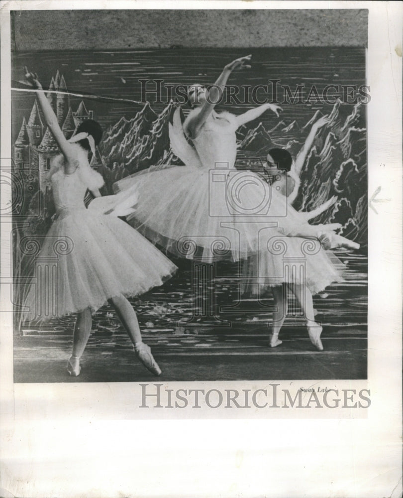 1954  Scenes from Swan Lake act two. - Historic Images