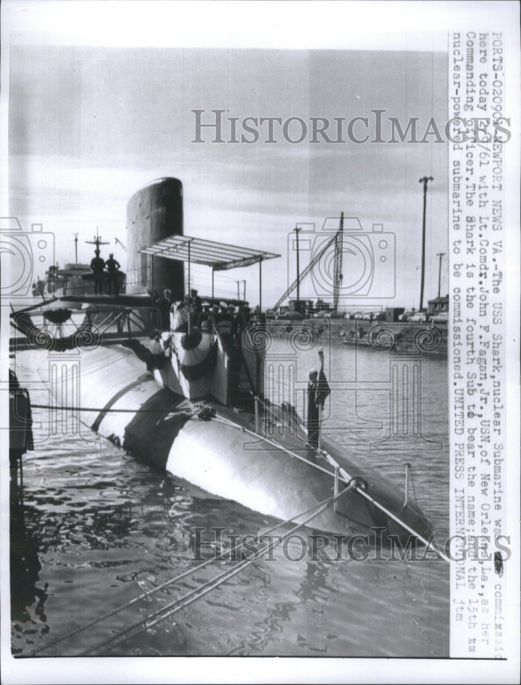 1961 USS Shark Nuclear Submarine  - Historic Images