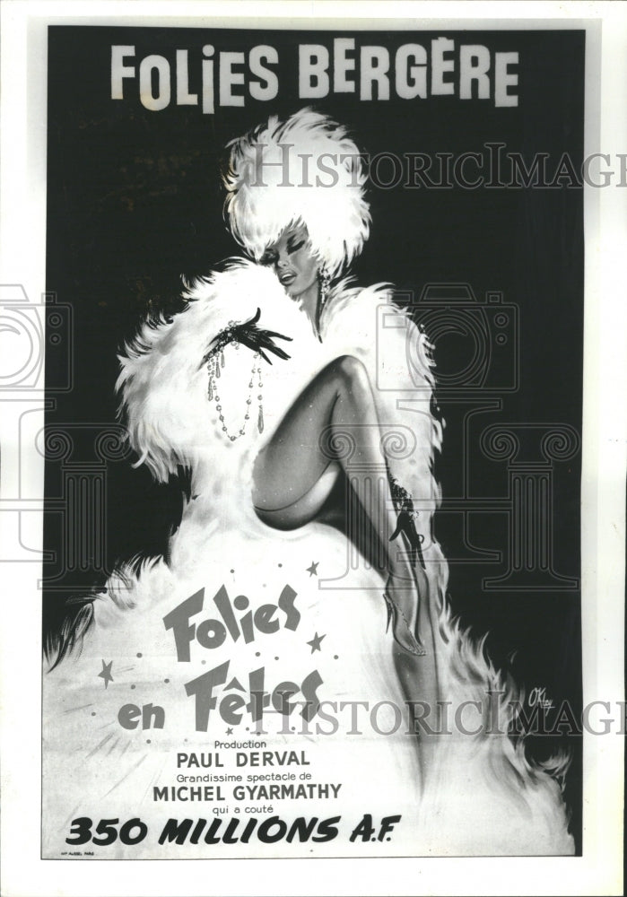 1978 Folies Bergère Park Great Foliy - Historic Images