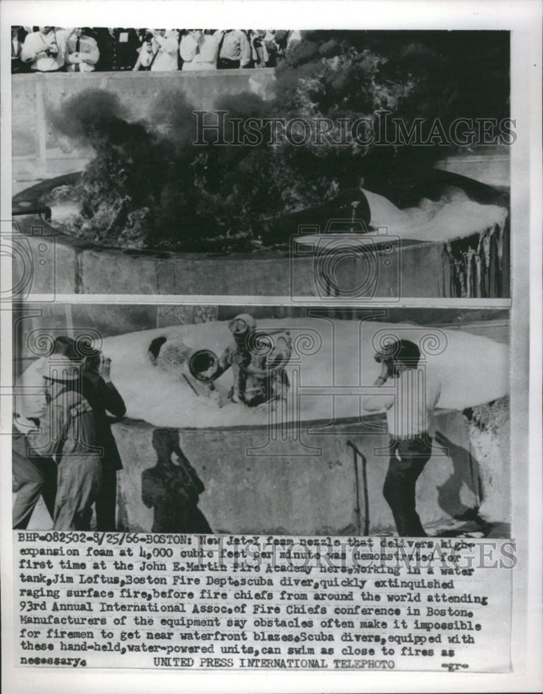1966 Press Photo  Foam - Historic Images