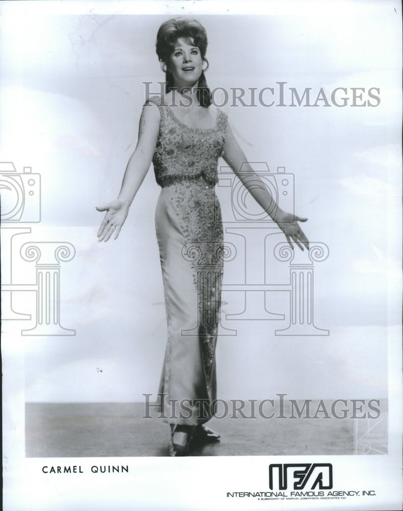 1970 Carmel Quinn Singing IFA - Historic Images